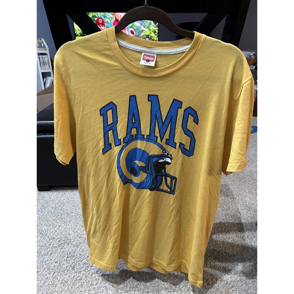 Homage Brand Los Angeles Rams T Shirt Mens Large